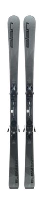 TOPSHEET VIEW OF ELAN WOMENS ELEMENT 74 W BLACK LIGHT SHIFT W/ EL9.0 GW DOWNHILL SKIS WITH WOODCORE