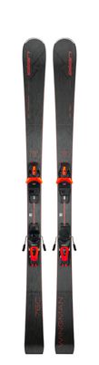 TOPSHEET VIEW OF ELAN MENS WINGMAN 76 C POWER SHIFT W/ EL10.0 DOWNHILL SKIS WITH CARBON