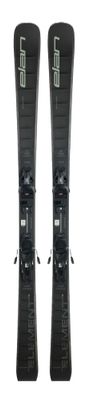 TOPSHEET VIEW OF ELAN WOMENS ELEMENT 78 W LIGHT SHIFT W/ EL 9.0 GW DOWNHILL SKIS WITH EST SIDEWALL