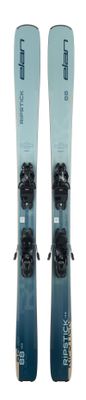 TOPSHEET VIEW OF ELAN WOMENS RIPSTICK 88W RNT POWER SHIFT W/ ELX11.0 GW DOWNHILL SKIS WITH WOODCORE