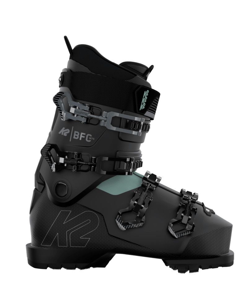MAIN IMAGE OF K2 WOMENS BFC 75 W DOWNHILL SKI BOOT IN BLACK/GREY/MINT 22.5 WITH GRIPWALK
