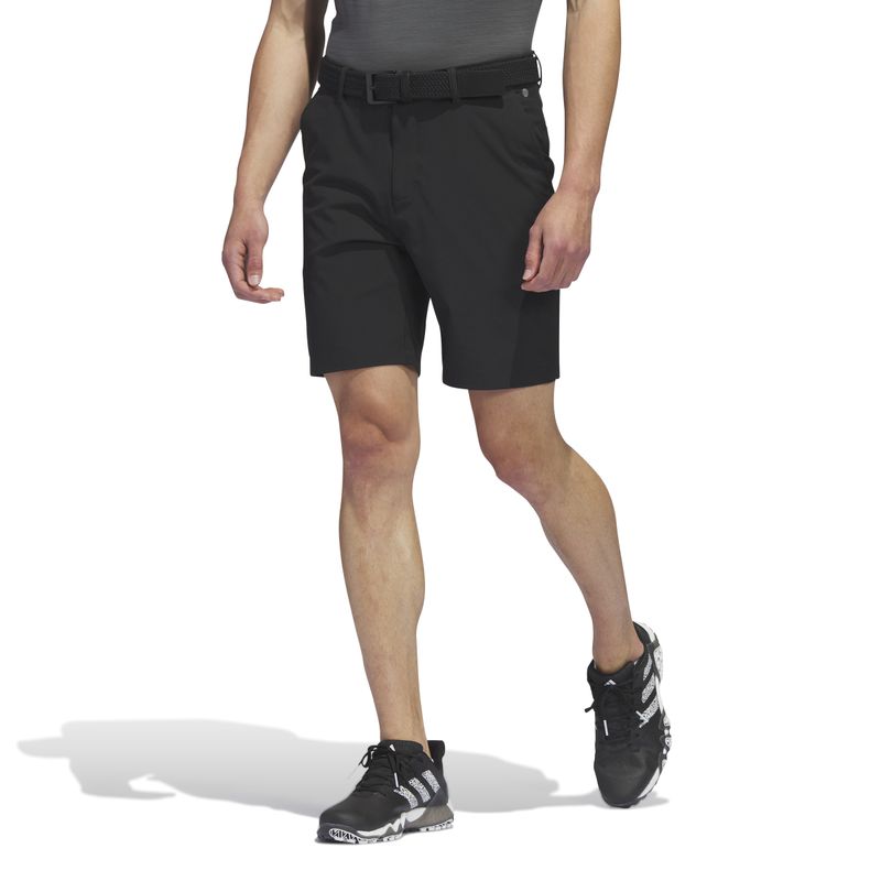 FRONT VIEW OF ADIDAS MENS ULTIMATE365 SHORT IN BLACK