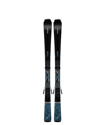 TOPSHEET VIEW OF K2 WOMENS DISRUPTION 75 W W/QUIKCLIK FREE DOWNHILL SKIS IN DARK BLUE/BLACK