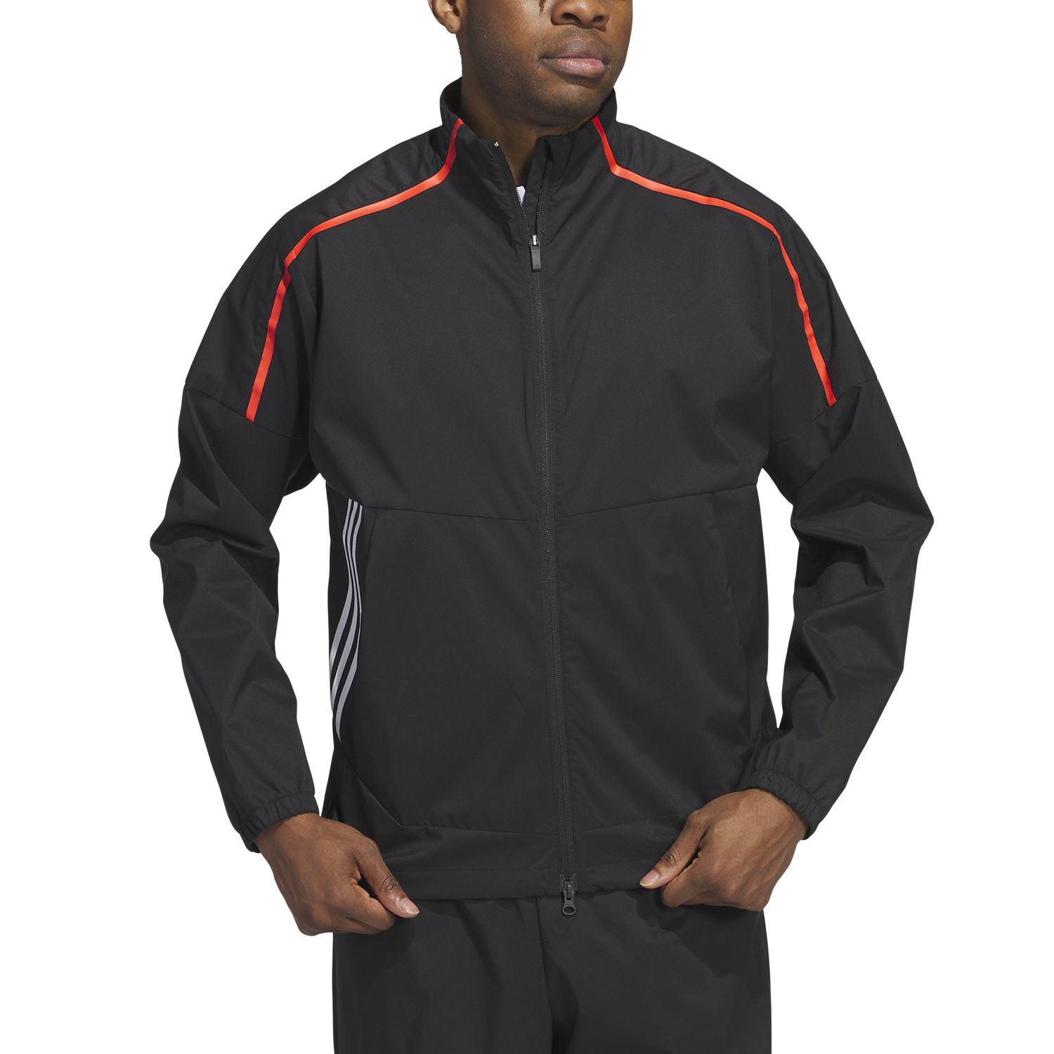 Adidas Mens Core Provisional Full Zip Rain Jacket