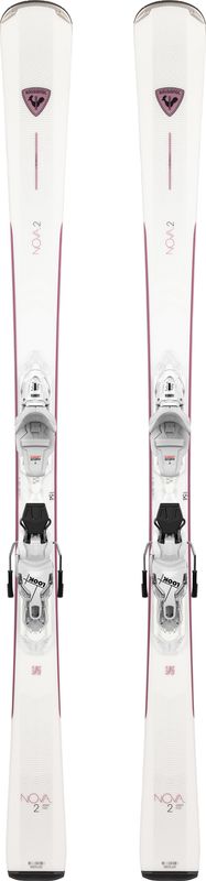 SKI TOPSHEET VIEW OF ROSSIGNOL WOMENS NOVA 2 W W/XP10 GW DOWNHILL SKIS WITH POPLAR WOODCORE