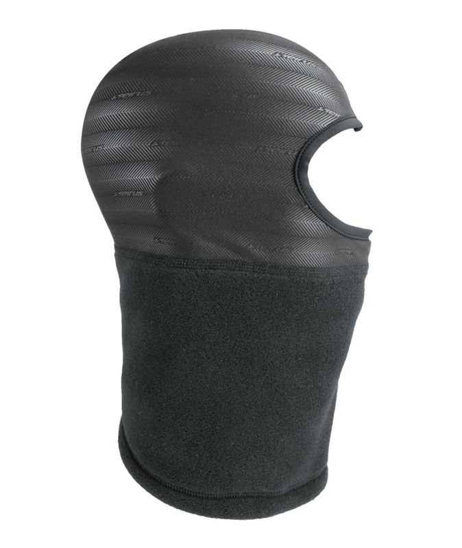 MAIN IMAGE OF SEIRUS UNISEX HEATWAVE THICK N THIN HEADLINER BALACLAVA IN CARBON O/S