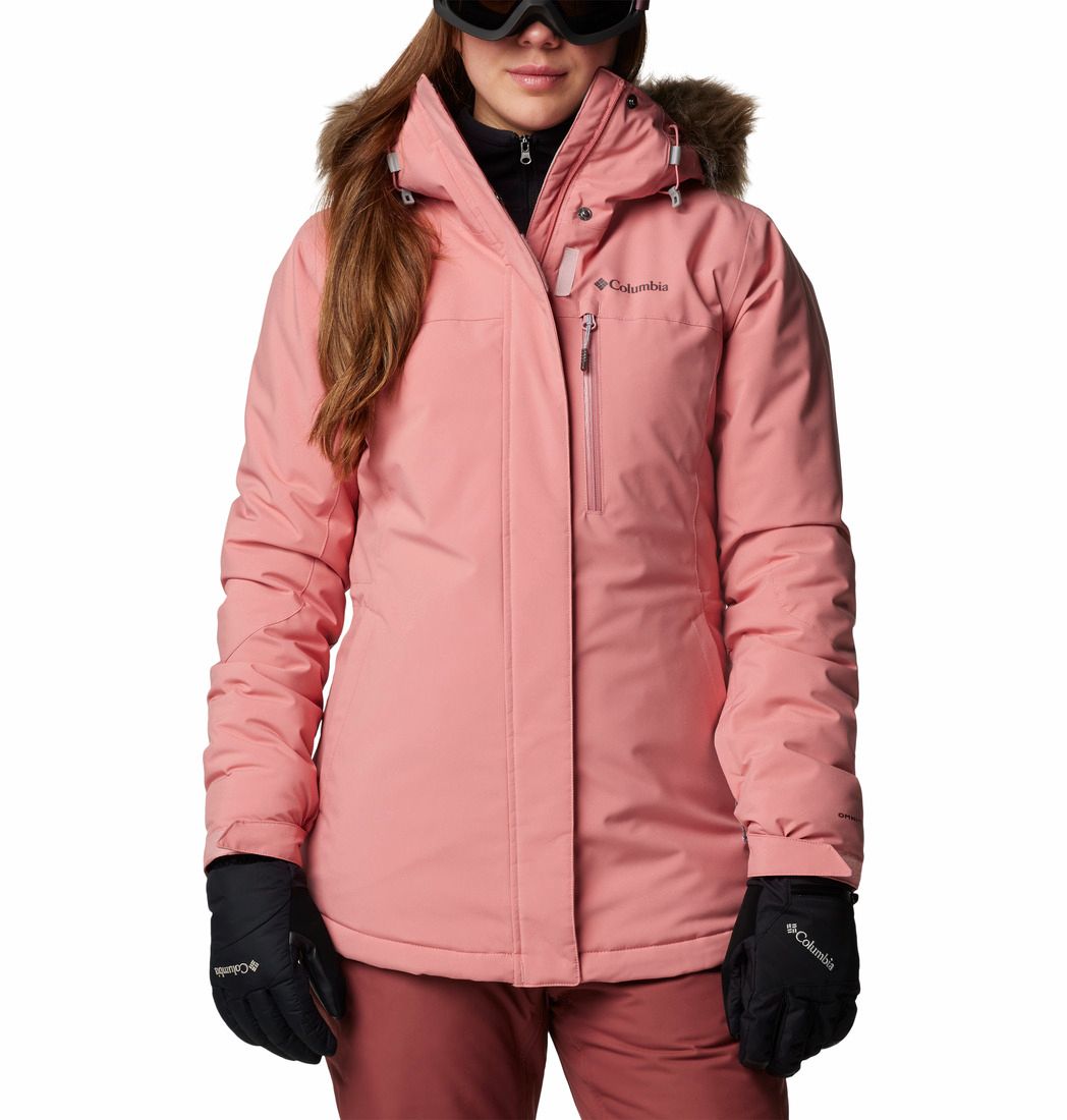 MAIN IMAGE OF COLUMBIA WOMENS AVA ALPINE II INSULATED WINTER JACKET IN PINK AGAVE XS