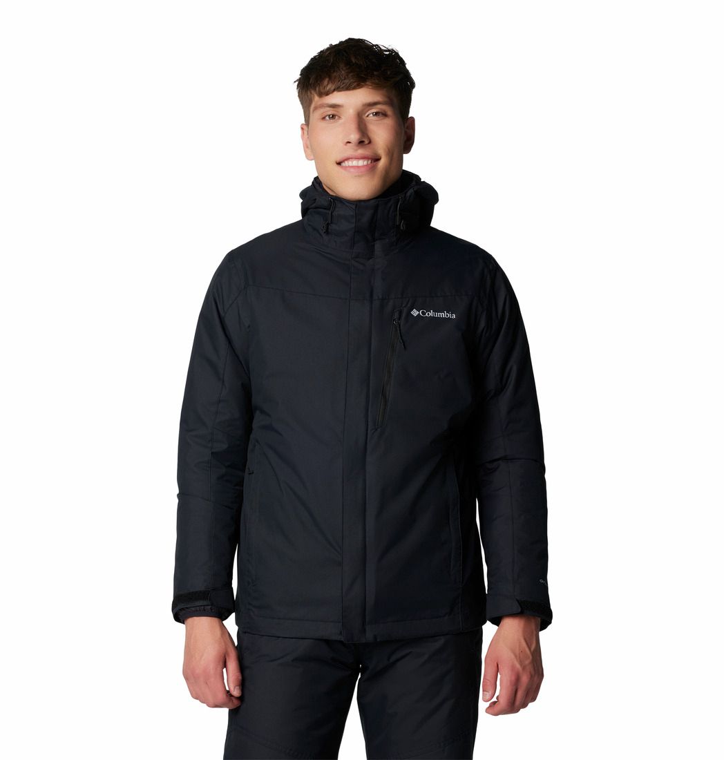 MAIN IMAGE OF COLUMBIA MENS WHIRLIBIRD V INTERCHANGE WINTER JACKET IN BLACK SMALL