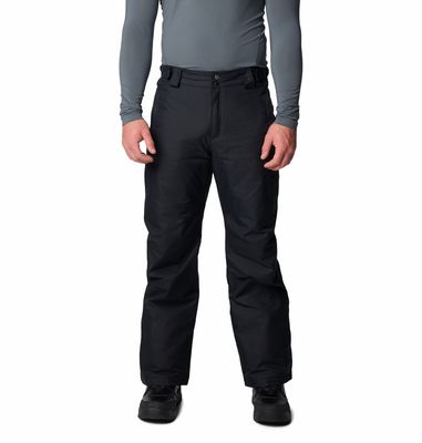 FRONT VIEW OF COLUMBIA MENS BUGABOO V SNOWPANT IN BLACK
