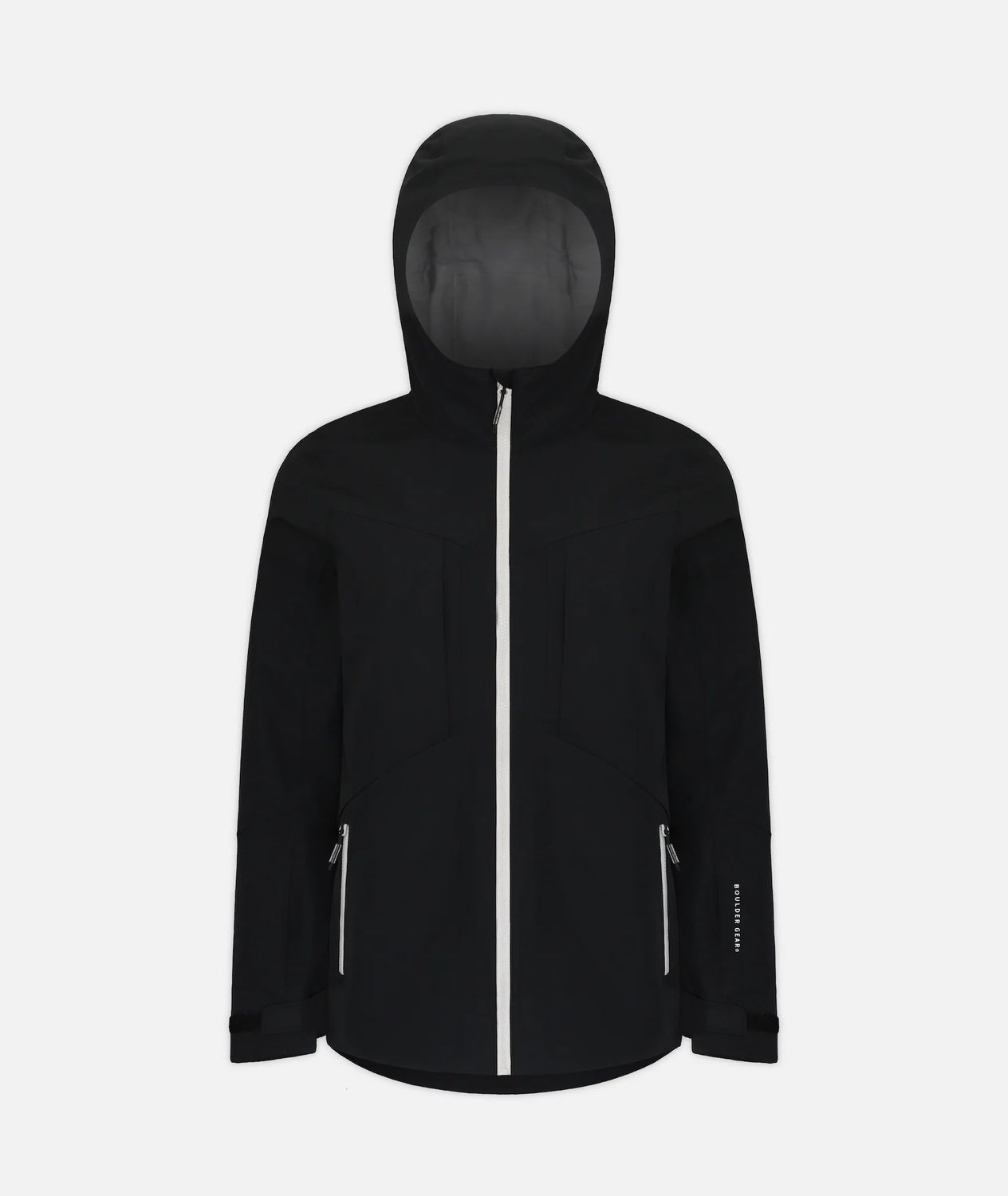 MAIN IMAGE OF BOULDER GEAR MENS RAPID 3L WINTER JACKET IN BLACK XS WITH 100% SEAM SEALED