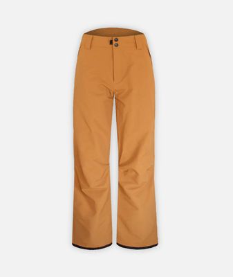 FRONT VIEW OF BOULDER GEAR MENS CHARTER SNOWPANT IN BRONZE