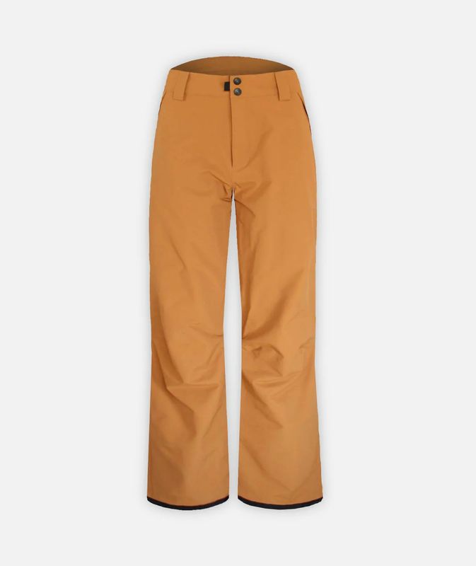 FRONT VIEW OF BOULDER GEAR MENS CHARTER SNOWPANT IN BRONZE