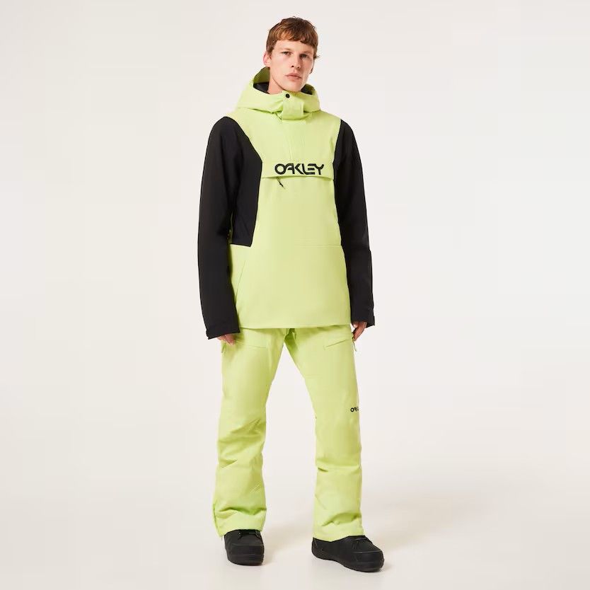 MAIN IMAGE OF OAKLEY MENS TNP TBT INSULATED ANORAK WINTER JACKET IN LIGHT GREEN XS WITH WARMTH
