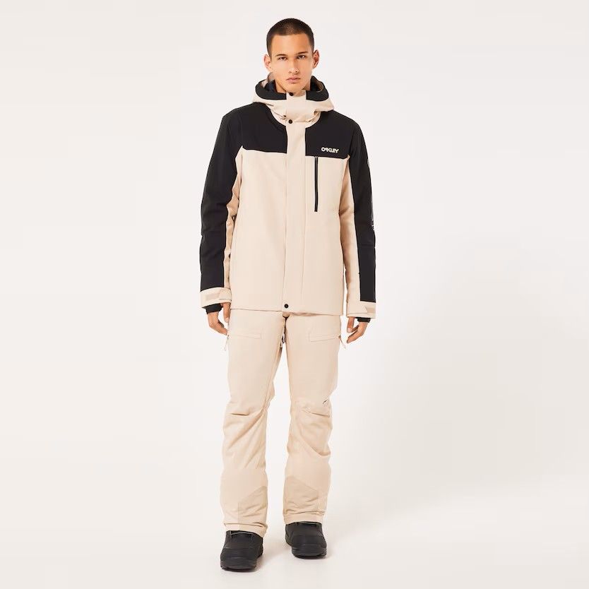 MAIN IMAGE OF OAKLEY MENS TNP TBT INSULATED WINTER JACKET IN HUMUS/BLACKOUT XS