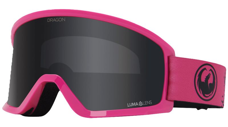 DRAGON UNISEX DX3 OTG GOGGLES 24, FRAME COLOR: BLASTED PINK, LENS COLOR: LUMALENS DARK SMOKE