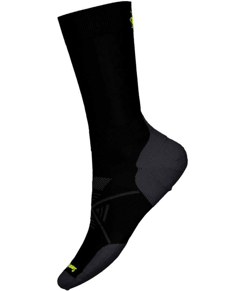 MAIN IMAGE OF SMARTWOOL UNISEX NORDIC TARGETED CUSHION CREW SOCKS IN BLACK SMALL