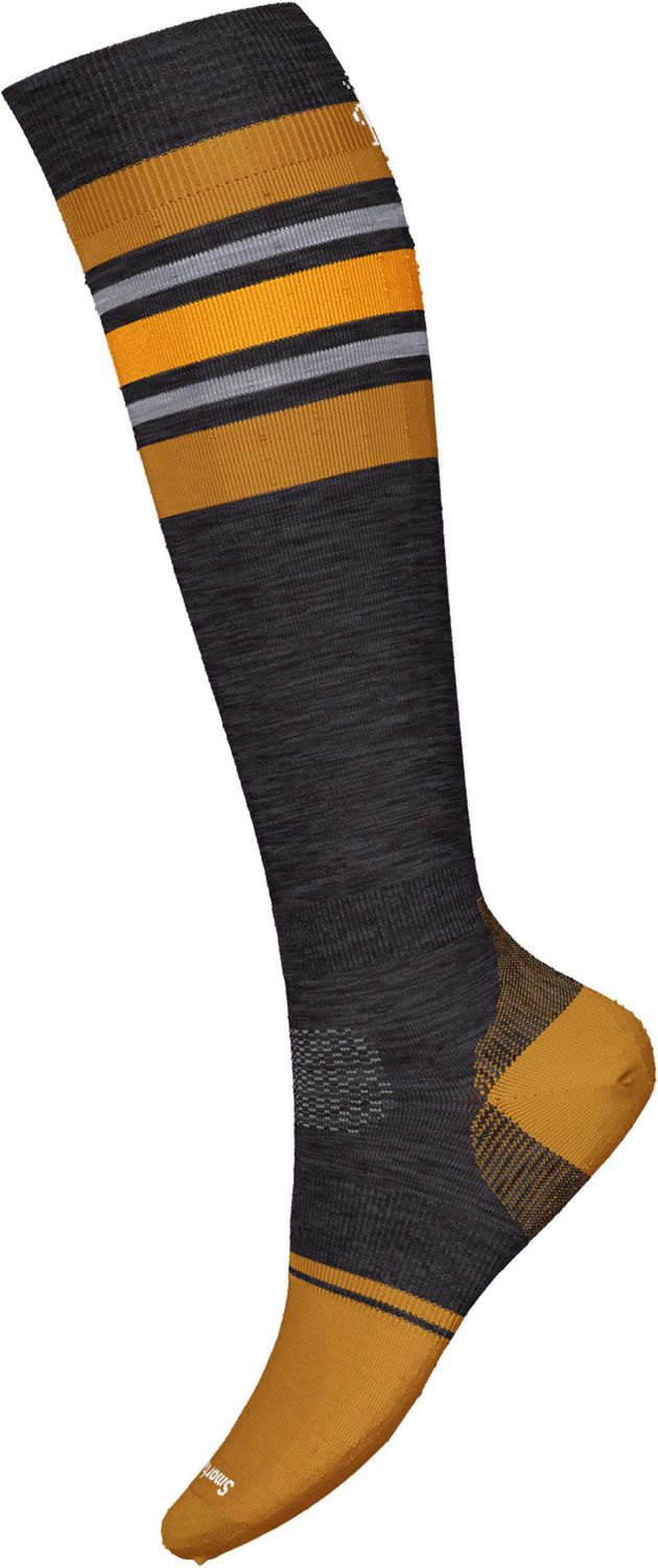 MAIN IMAGE OF SMARTWOOL UNISEX SNOWBOARD TARGETED CUSHION EXTRA STRETCH SOCKS IN CHARCOAL MEDIUM