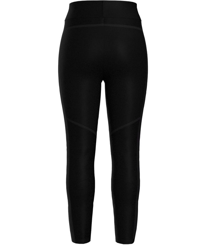 FRONT VIEW OF SMARTWOOL WOMENS INTRAKNIT MERINO TECH SWEATPANT IN BLACK/CHARCOAL WITH MERINO WOOL