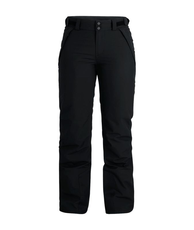 SPYDER WOMENS SECTION SNOWPANT, COLOR: BLACK, SIZE: SMALL, LENGTH: REGULAR