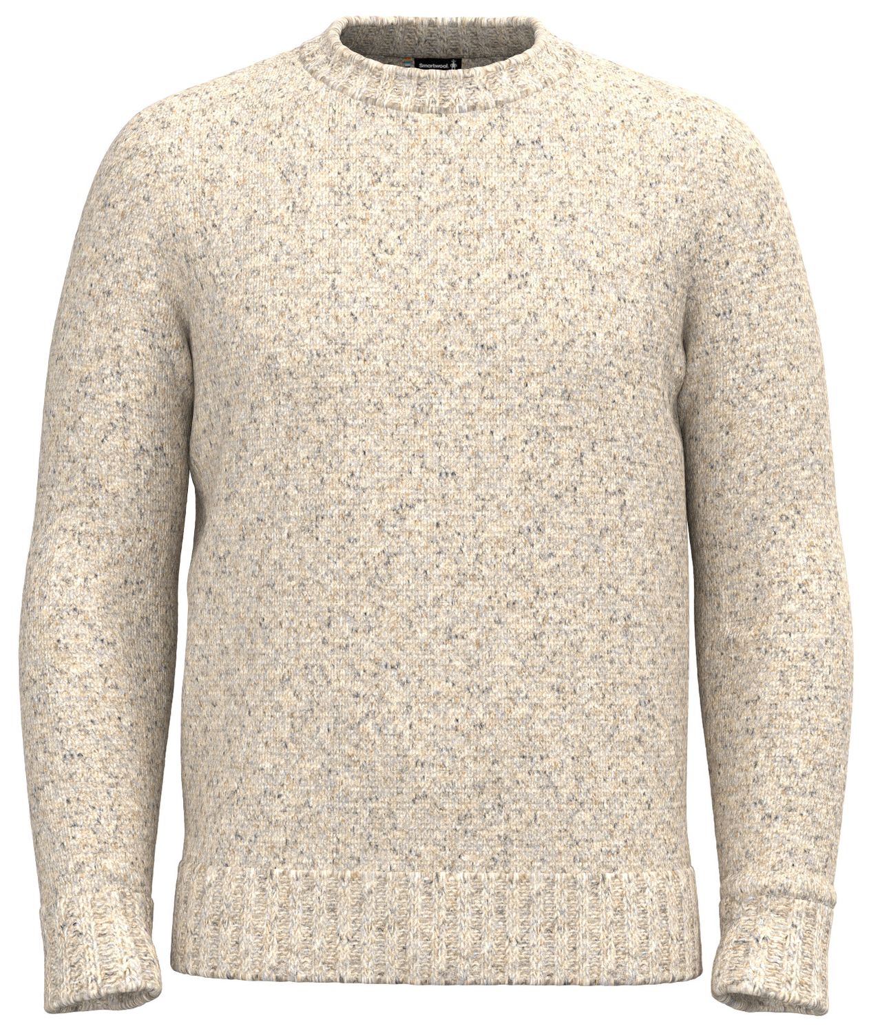 MAIN IMAGE OF SMARTWOOL MENS HEAVY CREW SWEATER IN OAT HEATHER SMALL