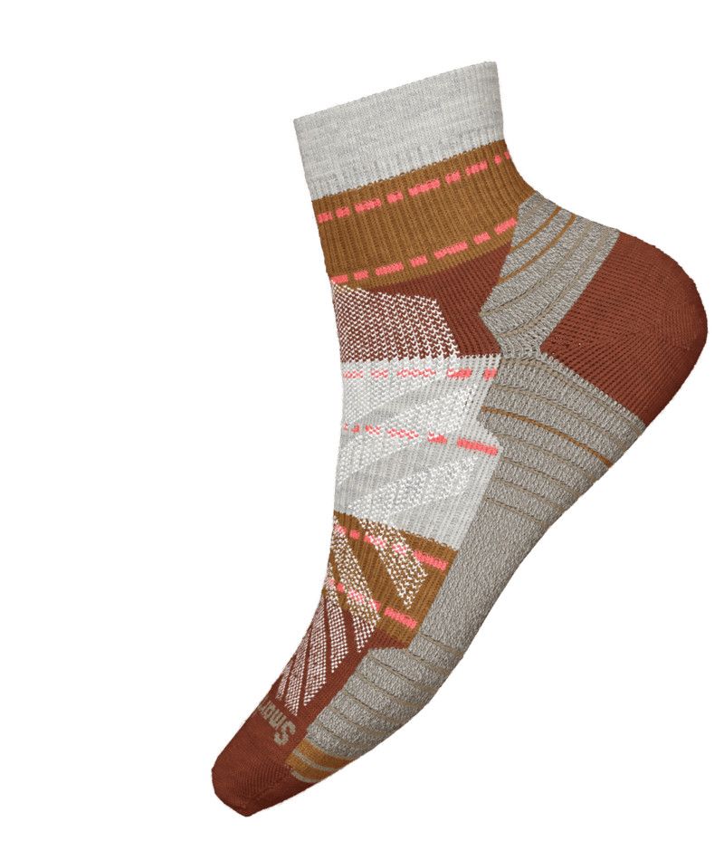 SMARTWOOL WOMENS HIKE LIGHT CUSHION MARGARITA ANKLE SOCKS 24, Color: ASH, Size: SMALL