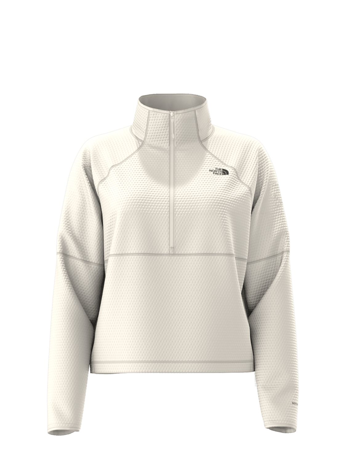 MAIN IMAGE OF THE NORTH FACE WOMENS DOTKNIT™ THERMAL ¼ ZIP SWEATER IN WHITE DUNE XS