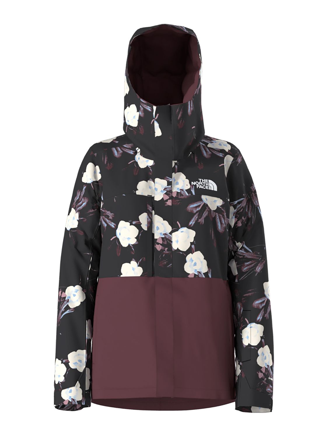 THE NORTH FACE WOMENS FREEDOM INSULATED WINTER JACKET, Color: TNF BLACK WINTER FLOWERS PRINT/ALPINE PLUM, Size: XS