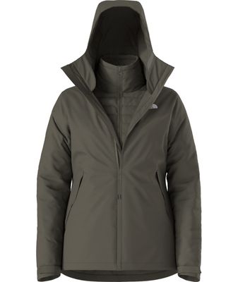 FRONT VIEW OF THE NORTH FACE WOMENS CARTO TRICLIMATE® WINTER JACKET WITH HEATSEEKER™ SYNTHETIC INSU…