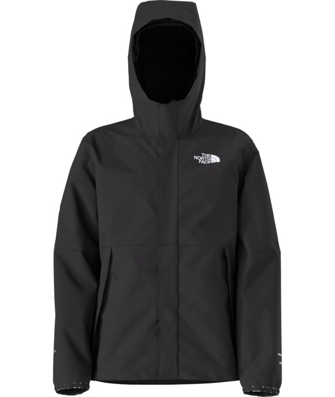 FRONT VIEW OF THE NORTH FACE YOUTH BOYS&#39; WARM ANTORA RAIN JACKET WITH THREE-PIECE HOOD  AND ZIP HAN…