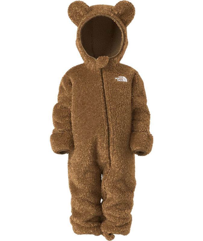 FRONT VIEW OF THE NORTH FACE YOUTH BABY CAMPSHIRE ONE PIECE OUTFIT WITH THREE-PIECE HOOD