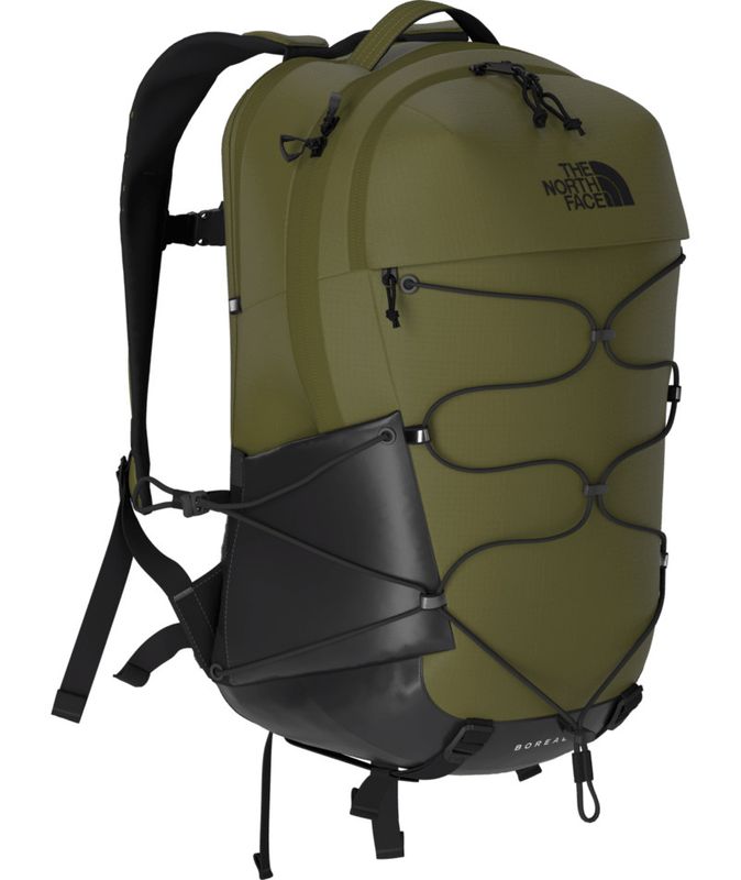 SIDE VIEW OF THE NORTH FACE UNISEX BOREALIS BACKPACK WITH LARGE MAIN COMPARTMENT FOR BOOKS AND 16&#39;&#39;…