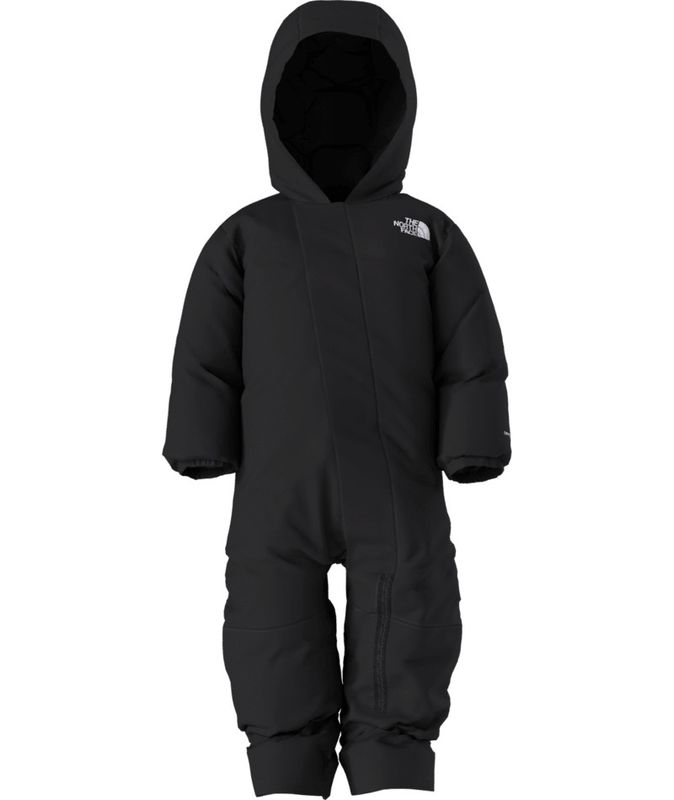 FRONT VIEW OF THE NORTH FACE YOUTH BABY FREEDOM SNOW ONE PIECE OUTFIT WITH HEATSEEKER™ SYNTHETIC IN…