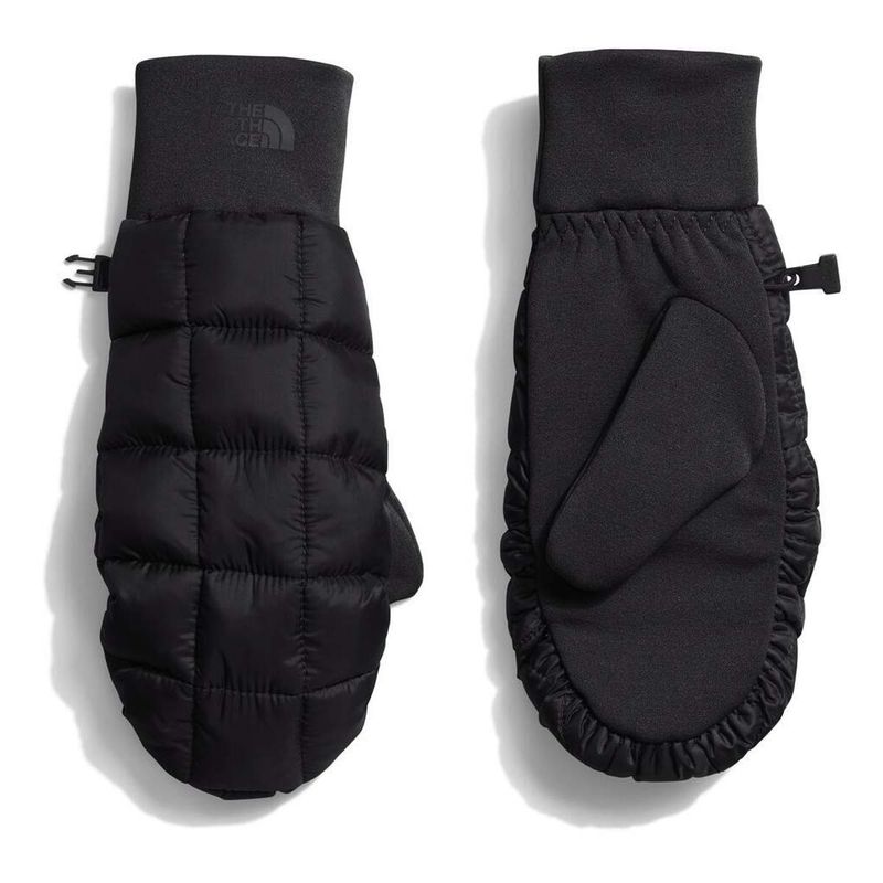 PALM AND BACK OF HAND VIEW OF THE NORTH FACE UNISEX THERMOBALL™ MITTEN WITH WATER REPELLENCY AND TH…