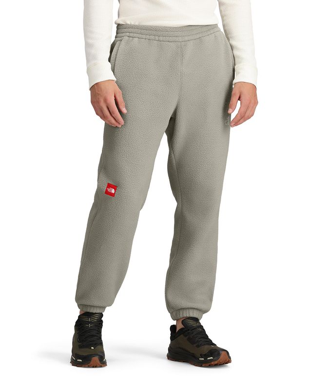 FRONT MODEL VIEW OF THE NORTH FACE MENS TNF™ FLEESKI SWEATPANT WITH OPEN HAND POCKETS AND SECURE-ZI…