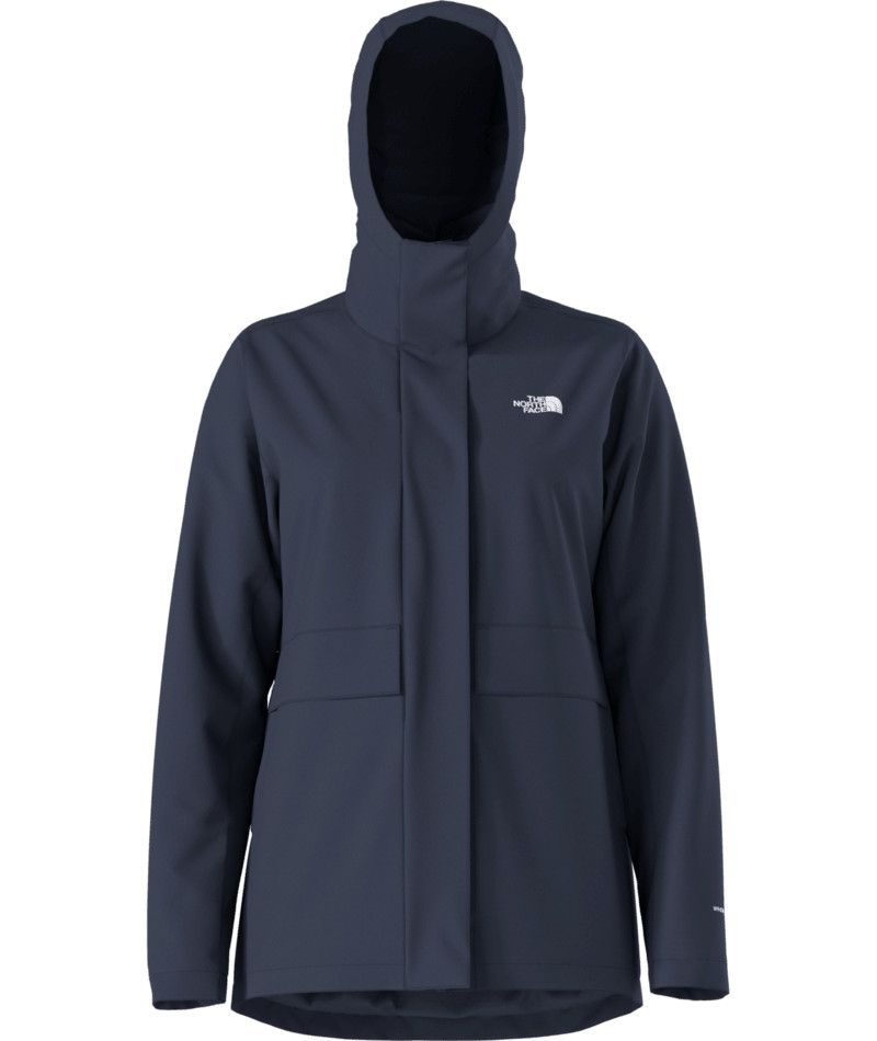 MAIN IMAGE OF THE NORTH FACE WOMENS SHELBE RASCHEL INSULATED HOODED WINTER JACKET IN SUMMIT NAVY ME…