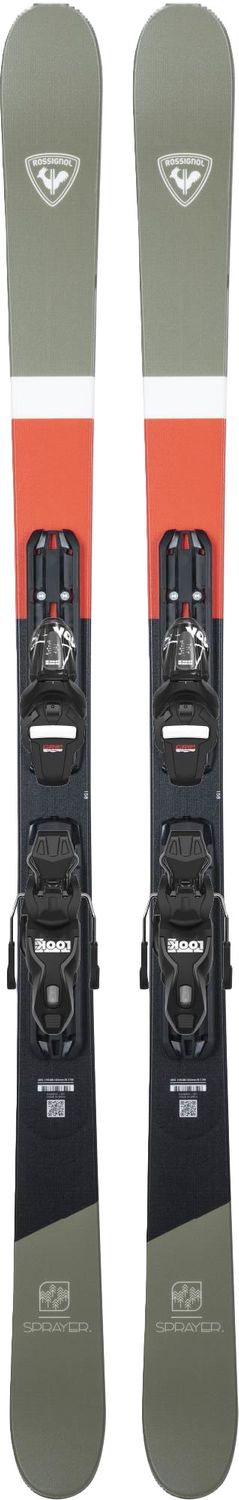 MAIN IMAGE OF ROSSIGNOL YOUTH SPRAYER XPRESS DOWNHILL SKIS IN BLACK/RED/GREY 148