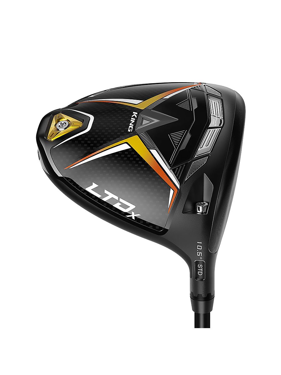 COBRA MENS LTDX MATTE BLACK/GOLD FUSION DRIVER 22, HAND: RIGHT, LOFT: 9°, FLEX, SHAFT: STIFF PROJECT X HZRDUS SMOKE RDX BLUE