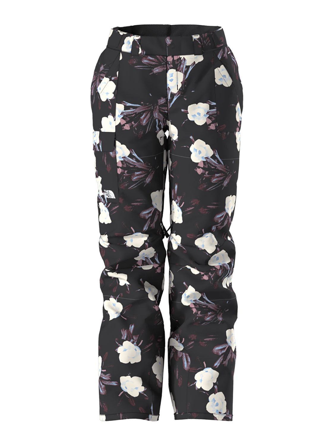 THE NORTH FACE WOMENS FREEDOM INSULATED SNOW PANT 25, Length: REGULAR, Size: XS, Color: TNF BLACK WINTER FLOWERS PRINT