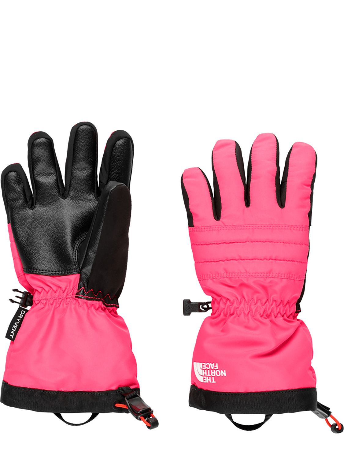 THE NORTH FACE YOUTH MONTANA SKI GLOVE, Color: RADIANT POPPY, Size: XS