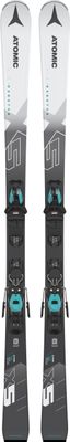 TOPSHEET VIEW OF ATOMIC UNISEX REDSTER X5 + M 10 GW DOWNHILL SKIS WITH MULTI RADIUS SIDECUT