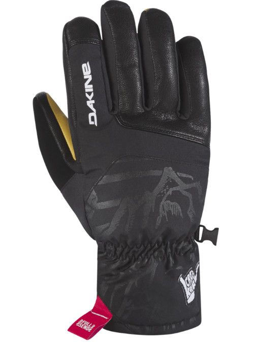 MAIN IMAGE OF DAKINE MENS TEAM FILLMORE GORE-TEX SHORT KARL FOSTVEDT GLOVE IN FOSTVEDT BLACK SMALL