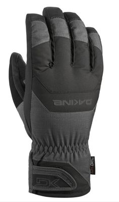 BACK OF HAND VIEW OF DAKINE MENS SCOUT SHORT GLOVE WITH TOUCH SCREEN COMPATIBLE AND ADJUSTABLE HOOK