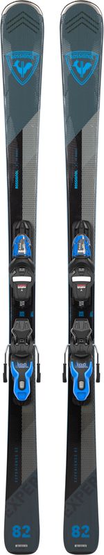 TOPSHEET VIEW OF ROSSIGNOL MENS EXPERIENCE 82 BASALT XPRESS DOWNHILL SKIS WITH PAULOWNIA WOOD CORE