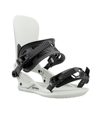 UNION MENS STRATA SNOWBOARD BINDING 25 FRONT VIEW OF UNION MENS STRATA SNOWBOARD BINDING WITH SOFT FEEL AND SHOCK ABSORBING RIDE