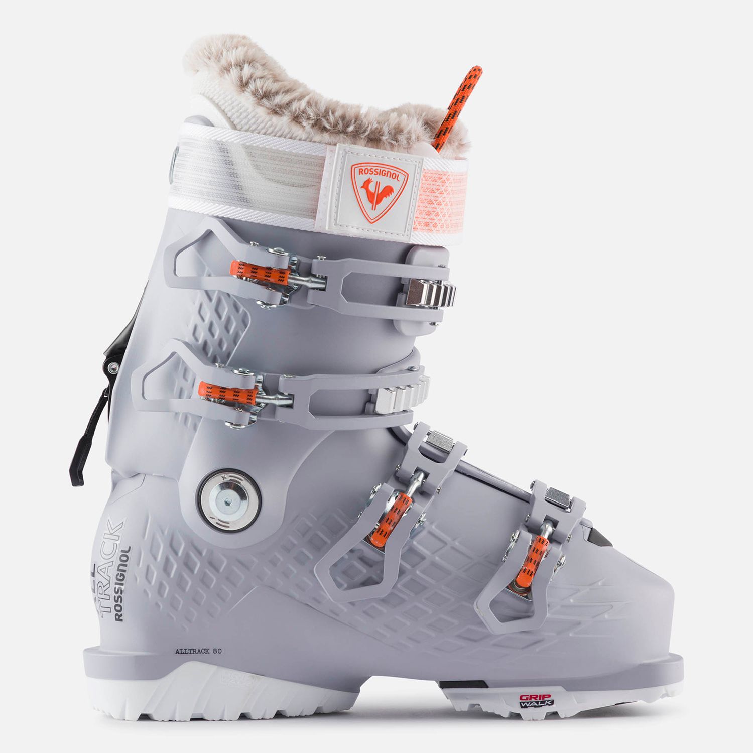 MAIN IMAGE OF ROSSIGNOL WOMENS ALLTRACK 80 GW DOWNHILL SKI BOOT IN GREY/LAVENDER 23.5