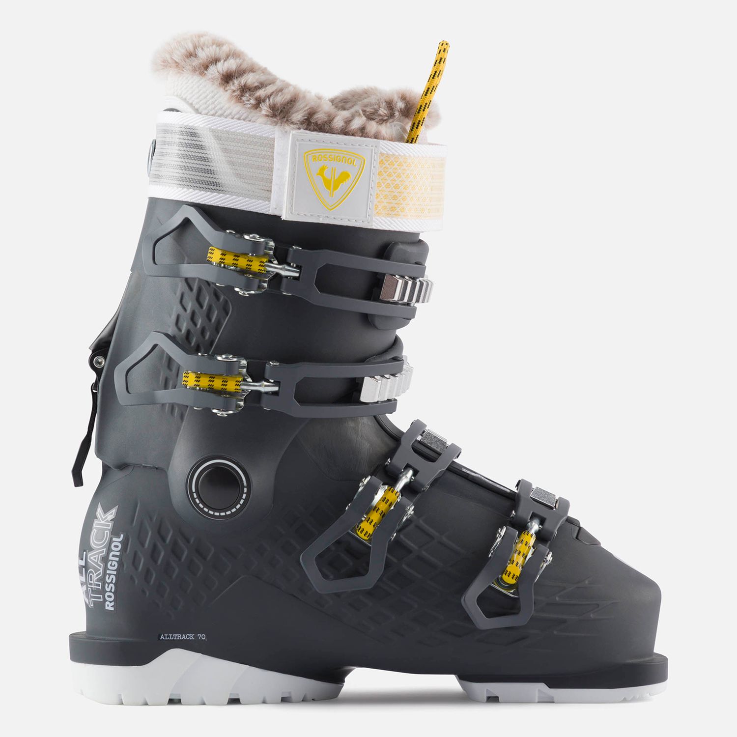MAIN IMAGE OF ROSSIGNOL WOMENS ALLTRACK 70 DOWNHILL SKI BOOT IN IRON BLACK 23.5 WITH HIKE MODE