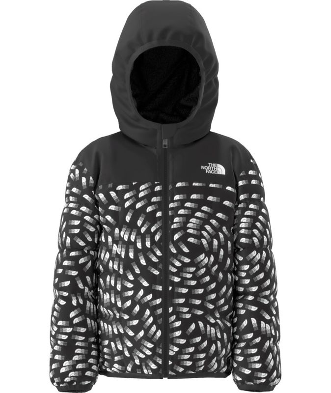 THE NORTH FACE YOUTH BOYS&#39; REVERSIBLE SHASTA FULL ZIP HOODED WINTER JACKET 25