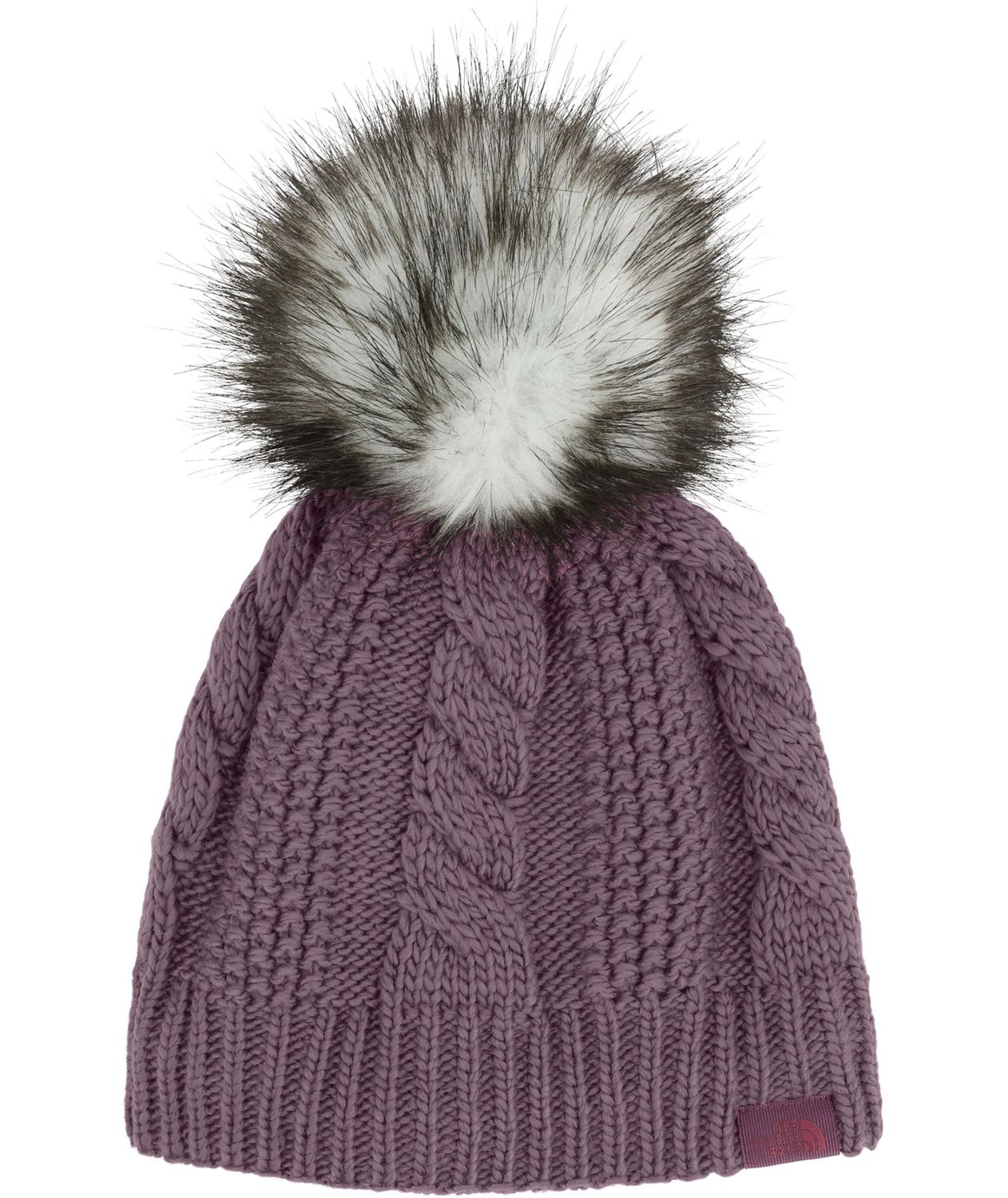 THE NORTH FACE WOMENS OH MEGA FUR POM LINED BEANIE WINTER HAT 25