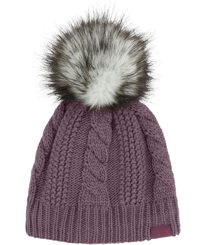 THE NORTH FACE WOMENS OH MEGA FUR POM LINED BEANIE WINTER HAT 25