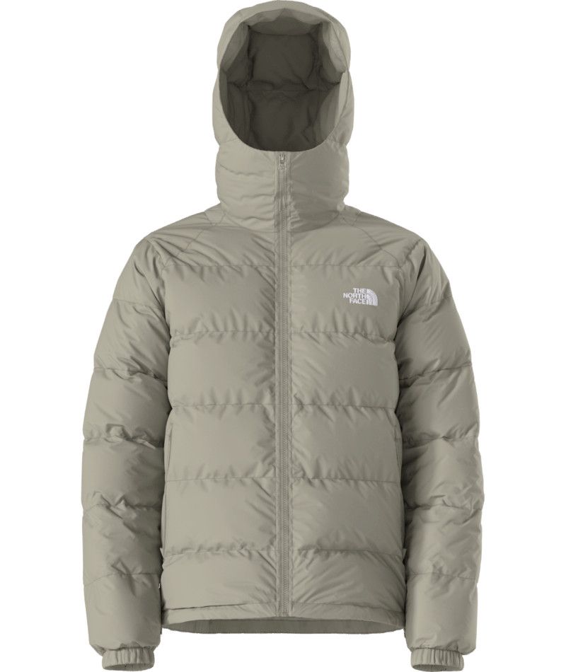 THE NORTH FACE MENS HYDRENALITE™ DOWN HOODED WINTER JACKET 25, Color: CLAY GREY, Size: SMALL